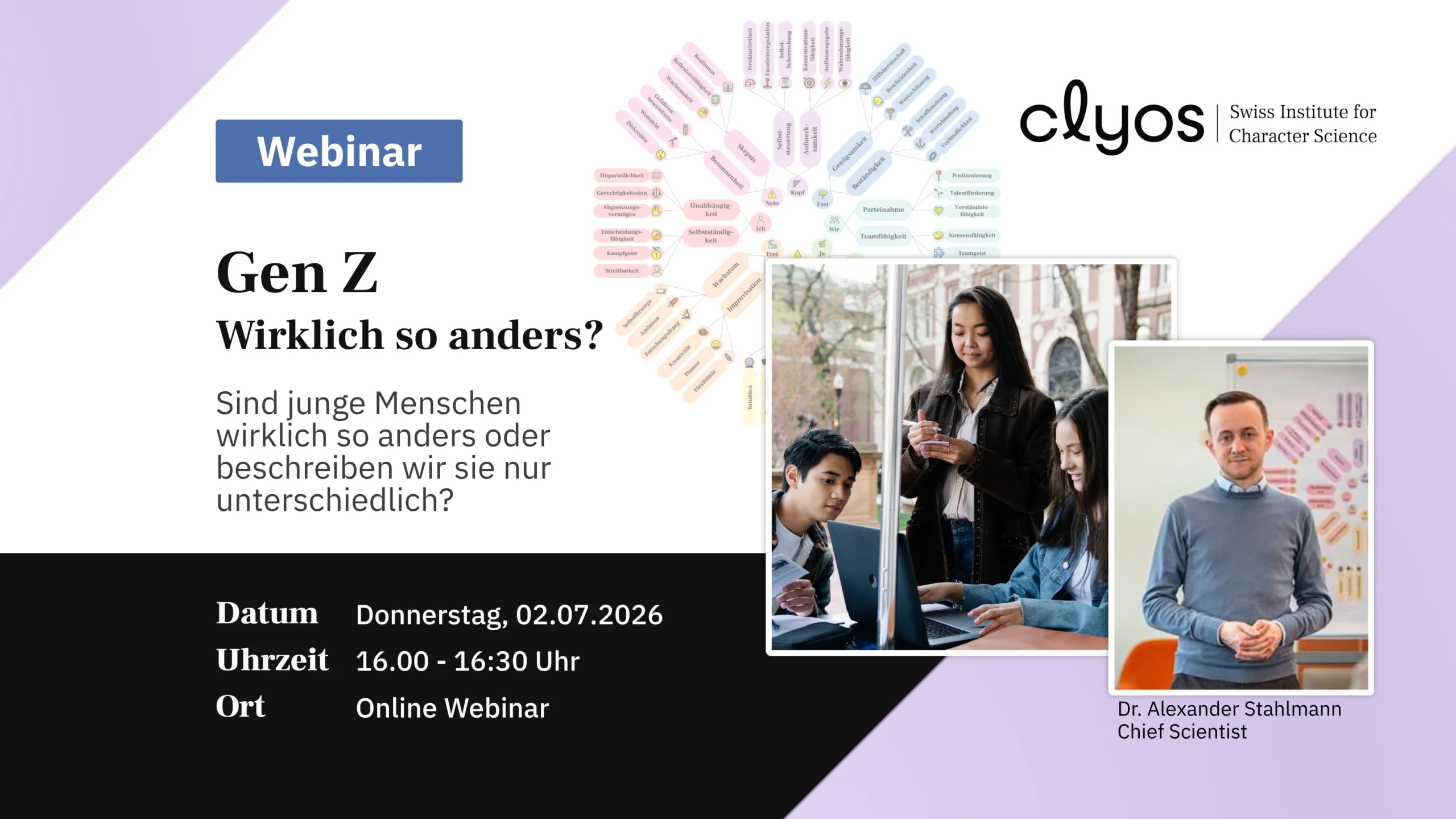 Webinar LinkedIn Post. -Gen Z – Wirklich so anders Banner Webinar GenZ